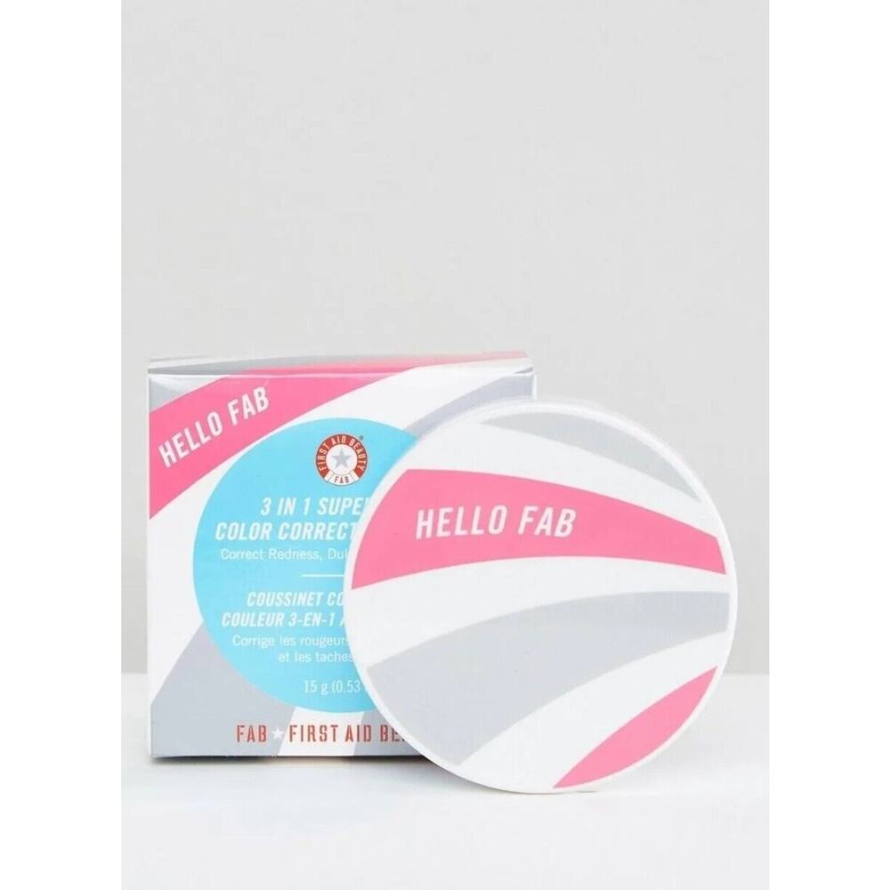 Hello Fab First Aid Beauty 3 in 1 Superfruit Color Correcting Cushion New